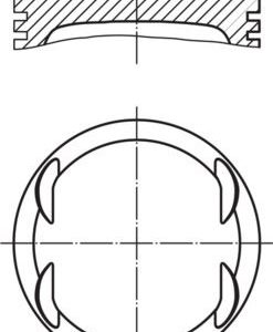 MOTOR PİSTON SEGMAN STD ASTRA-CORSA-MERIVA 1.4 Z XEP Euro4 73.40 012PI00019100 5623230-5623229-55355069
