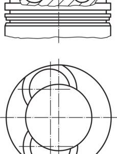 MOTOR PİSTON SEGMAN STD VW LT35 CRAFTER 2.5 163ps BJK-BJJ 81.01 076107065C-076107065A