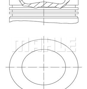 MOTOR PİSTON SEGMAN POLO-GOLF6-CADDY-JETTA-A3-LEON 79.51mm CAYA-CAYB-CAYC-CAYD-CFWA 1.2-1.6 TDI 0.50 03L107065J