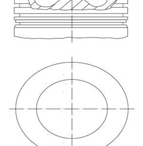 PİSTON SEGMAN STD POLO-SEAT IBIZA-TOLEDO SKODA FABIA-RAPID -AUDI A1 CUSA-CUSB-CUTA-CYZA-CYZB 87-849800-22 04B107065F