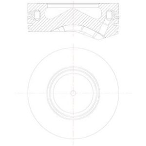 PISTON SEGMAN STD 84.00mm BMW N57 D30 A B C E90 E92 F32 F34 F10 F01 F25 F26 E70 F15 F16 E71 11257805329