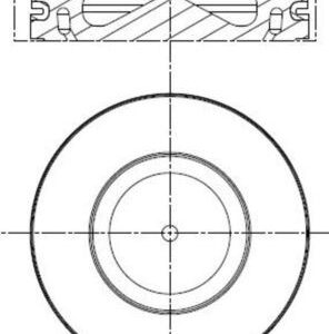 PISTON SEGMAN 0.50 84.50mm BMW N47 D20 E82 E87 F10 F20 F22 E90 E92 E93 F30 F34 F33 F32 F36 E60 E83 E84 F25 F15 11257810755-11258580699