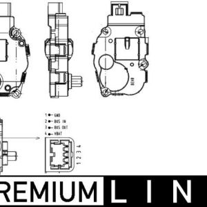 KALORIFER AYAR MOTORU MERCEDES W204 S204 C204 C218 W212 C207 A207 W221 C216 R231 C197 R197 A2219066900