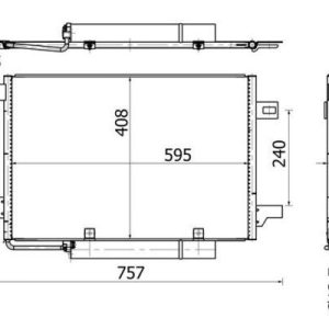 KLIMA RADYATORU MERCEDES W169 W245