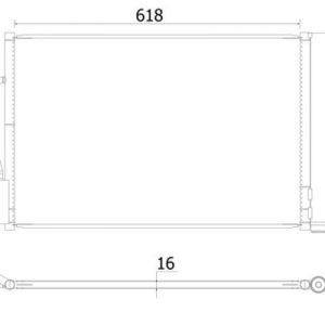 KLİMA RADYATÖRÜ KONDENSER OPEL INSIGNIA B 17 84297681-84208083