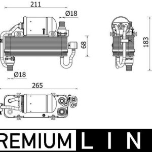 KLIMA RADYATORU PREMIUM LINE BMW G30 F90 G31 G32 G11 G12 64509891030-64502670100