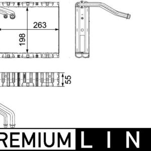 EVAPORATÖR DISCOVERY SPORT L550 FREELANDER 2 L359 RANGE ROVER EVOQUE L538 PREMIUM LINE LR004007-LR009797-LR070870-LR097253