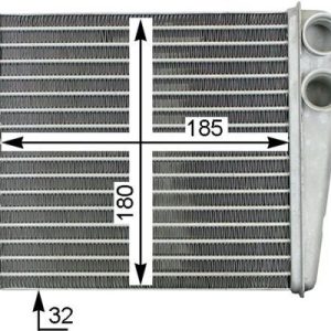 KALORİFER RADYATÖRÜ CADDY III-GOLF V-VI-JETTA III-OCTAVIA-TOURAN-ALTEA-LEON-A3-Q3-TO LEDO 235x190 1K0819031-1K0819031A-1K0819031B