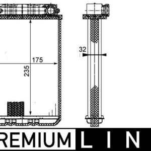 KALORIFER RADYATORU MERCEDES W203 CL203 S203 C209 A209 R230 A2038300161