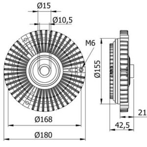 FAN TERMIGI MERCEDES SPRINTER 901 904 96 06 A0002003822