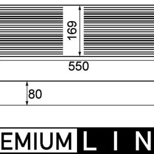 TURBO RADYATORU BMW B47 N47 N57 F10 F11 F12 F01 F02 F03 F04 PREMIUM LINE 17517812016