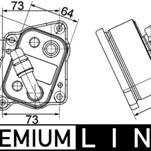 MOTOR YAG SOGUTUCU BMW N40 N43 N46 E81 E46 E90 E91 E60 E83 E85 PREMIUM LINE 11427508967