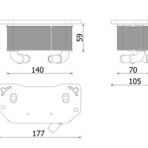 MOTOR YAĞ SOĞUTUCUSU VOLVO S90 V90 D5 2016 XC60 D5 2017 XC90 D4 D5 2015 2018 DİZEL