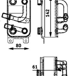 SANZIMAN YAG SOGUTUCU PREMIUM LINE BMW E60 E65 M54 17217519213