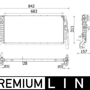 MOTOR SU RADYATORU BMW F48 15 F39 18 20 MINI F57 15 PREMIUM LINE 17118645799