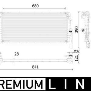 MOTOR SU RADYATORU PREMIUM LINE BMW F40 F45 F46 F48 F39 MINI F60 F54 F57 17117617636