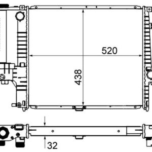 MOTOR SU RADYATORU BMW M20 B20 B25 M50 B20 E34 90 95 M40 E30 87 91 17111737763