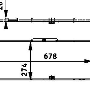 RADYATÖR COMBO-CORSA-CORSA B-TIGRA AL/PL/BRZ 680x273x26 52459323-1300152-1300153-52459322