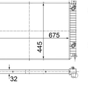 RADYATÖR AUDI A6 2.0TFSI-2.0TDI 05-11 OTOMATİK 675X445X32 4F0121251R-4F0121251AE