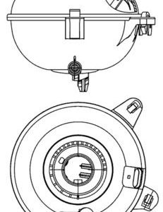 RADYATÖR YEDEK SU DEPOSU GENLESME KABI GOLF7-PASSAT-A3-LEON-OCTAVİA BM 2013 CRT 21 000S 5Q0121407G-5Q0121407A