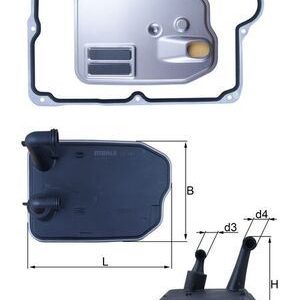 OTOMATIK SANZIMAN YAGI FILTRE SETI MERCEDES W176 W177 W246 W247 C117 C118 X156 A2463772400-A2463710780