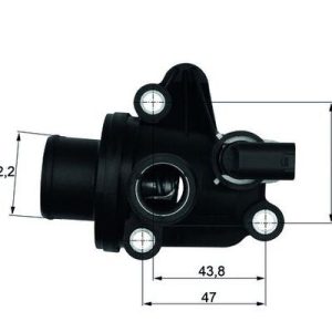 TERMOSTAT 87 C MERCEDES OM668 W168 W414 A1662030075