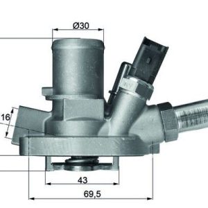 TERMOSTAT KOMPLE LINEA-BRAVO II-GRANDE PUNTO 1.4 T-jet 07 G1019.80 55208964