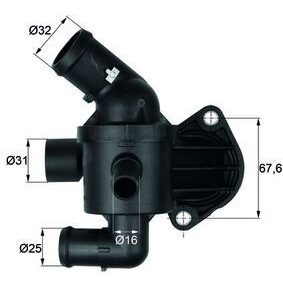 TERMOSTAT KOMPLE 87C CADDY GOLF JETTA PASSAT TIGUAN LEON OCTAVIA A3 2.0 TDI CFFA CFFB CFGB CLLA 03L121111AE