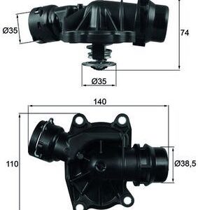 TERMOSTAT BMW M57 D25 D30 E53 E46 E39 E38 306D1 RANGE ROVER 3 VOGUE L322 11512354056 PEL000050