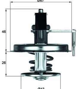 TERMOSTAT 84 C MERCEDES S-CLASS M116 M117 W126 C126 A1162000215