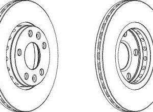 ÖN FREN DİSKİ MEGANE III 09 FLUENCE 09 DUSTER 10 EXPRESS 21 JUKE F16 19 1.5 dCi 280x24x5DL 1.0TCe 1.6-2.0-1.5 dCi