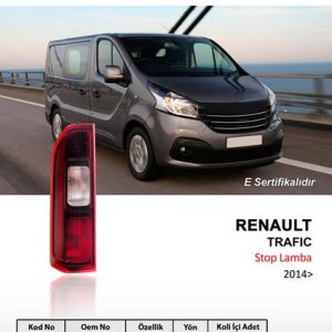 ARKA STOP LAMBA SOL TRAFIC III DUYSUZ 2014 265556737R