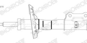 AMORTİSÖR ÖN SOL HYUNDAI KONA 1.6L G4FJ 16- / 1.6L D4FE CRDi e-VGT 18- / 1.6L G4LE GDİ Hybrid 20-