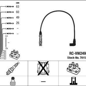 BUJİ KABLOSU GOLF5-JETTA-A3-LEON 1.6 2004-2010 BGU-BSE-BFQ 06A905409P