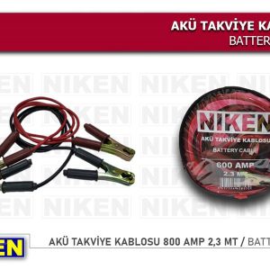 AKÜ TAKVİYE KABLOSU 800 AMP 2.3 MT