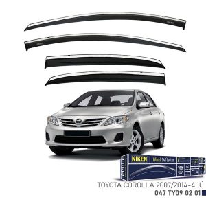 KROMLU CAM RÜZGARLIĞI TOYOTA COROLLA 2007-2014 4LÜ