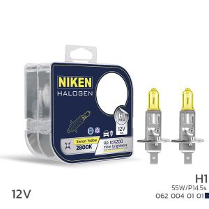 NIKEN 12V H1 55W SARI IŞIK AMPUL P14.5s 2800K UNIVERSAL