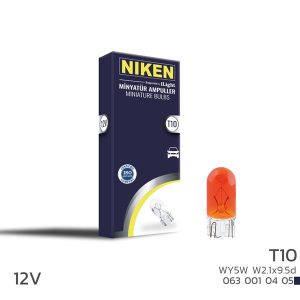 NIKEN T10 PARK AMPULU WY5W W2.1x9.5d AMB 12V 10LU