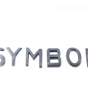 ARKA BAGAJ YAZISI SYMBOL SYMBOL