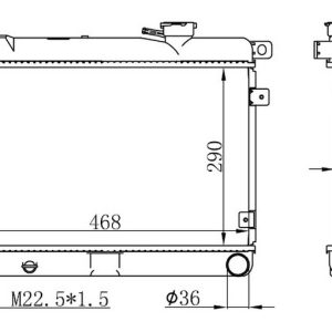 RADYATOR M131 EM-YM BRAZİNG MT 290X458X26 850080770-5953475-85005296