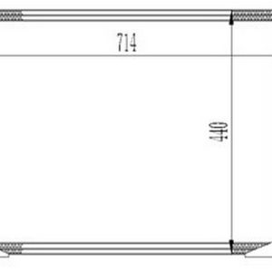 KLİMA RADYATÖRÜ KONDANSATÖRÜ RADYATÖRÜ RENAULT TRAFIC II 01 14 OPEL VİVARO 01 14 1.9dCi