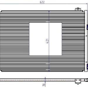KLİMA KONDENSERİ CLIO SYMBOL 1.5 DCI 04 MEK 658x411x16 8200245598
