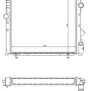 RADYATÖR R19 1.4 GTD-1.6 KARBÜRATÖRLÜ