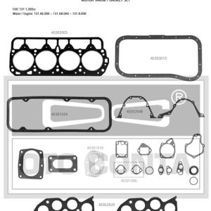 MOTOR TAKIM CONTASI 1300 M131 SUBAP LASTİKSİZ 5880442