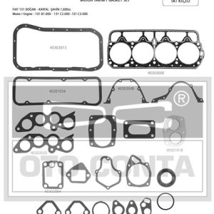 MOTOR TAKIM CONTASI M131 DKŞ 1600 KEÇESİZ SKC 1.30mm STD KAPAK 5880444