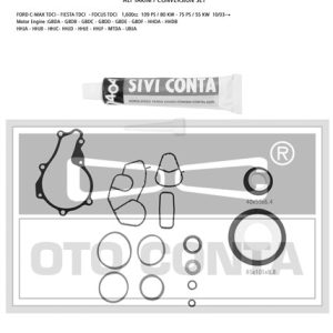 ALT TAKIM CONTASI PARTNER-BERLINGO-206-207-FIESTA 1.6HDI 16V DV6ATED4-DV6B TEFLON KEÇ SKC SİZ SIVI