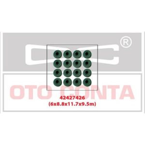 SUBAP LASTİĞİ VİTON 16 AD 6x8.8x12.2x9.7mm CLIO II-III 1.2 16V-1.5DCI-KNG 1.5 DCI-P106-P206-P307 8200496321-7700109840-0956.38