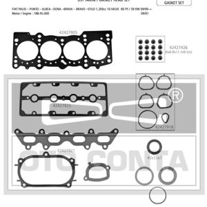 ÜST TAKIM CONTASI KEÇELİ PALIO-ALBEA 1.2 16V 71739160