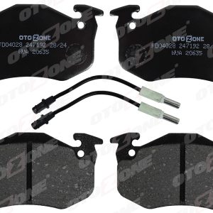 ÖN DİSK FREN BALATASI PEUGEOT 205 1.0/1.1/1.4 02/83 - 07/87-305 1.5/1.5D/1.6/1.8D/1.9D 11/82-12/88