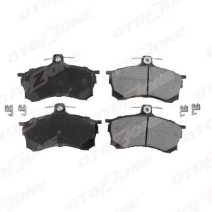 ÖN FREN BALATA MITSUBISHI CARISMA 1.6L 4G92 DA1A 95- aşınma ikaz kontağı mevcut - şimli MR249240-MR407944